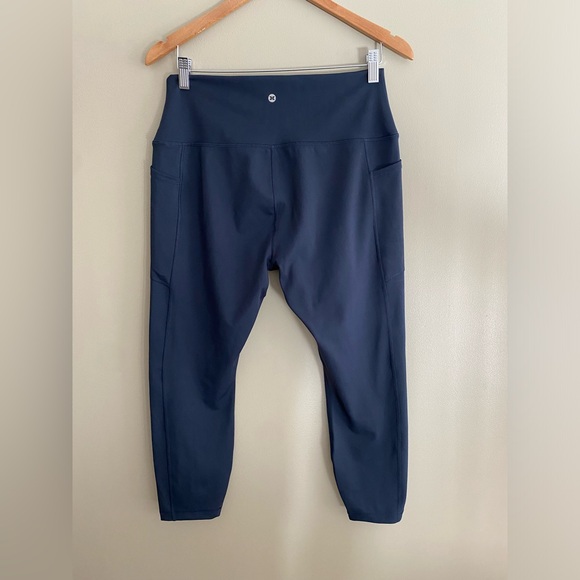 RBX: Navy Blue Leggings with Side Pockets 
Size: X Large - Picture 14 of 14